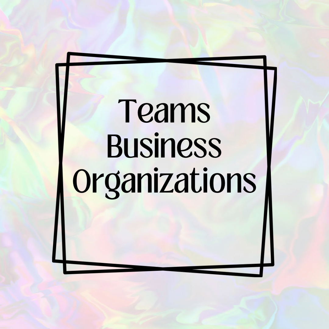 Team Businesses & Organizations
